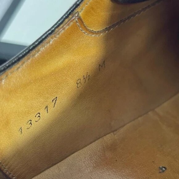 Magnanni 13317 Cap Toe Brown Leather Oxford Dress Shoes Lace up Men's Size 8.5 M - Picture 8 of 13